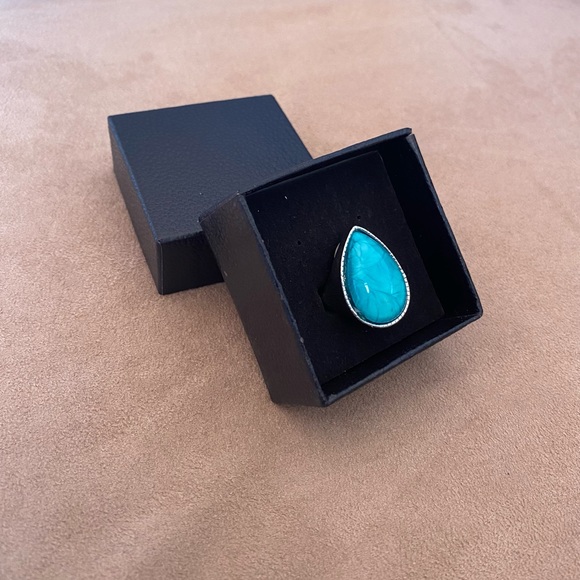 Jewelry - New Teardrop Stone Boho Statement Ring